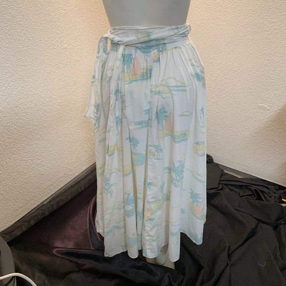 Ralph Lauren cotton wrap skirt size 8 adjustable excellent condition - Picture 7 of 12